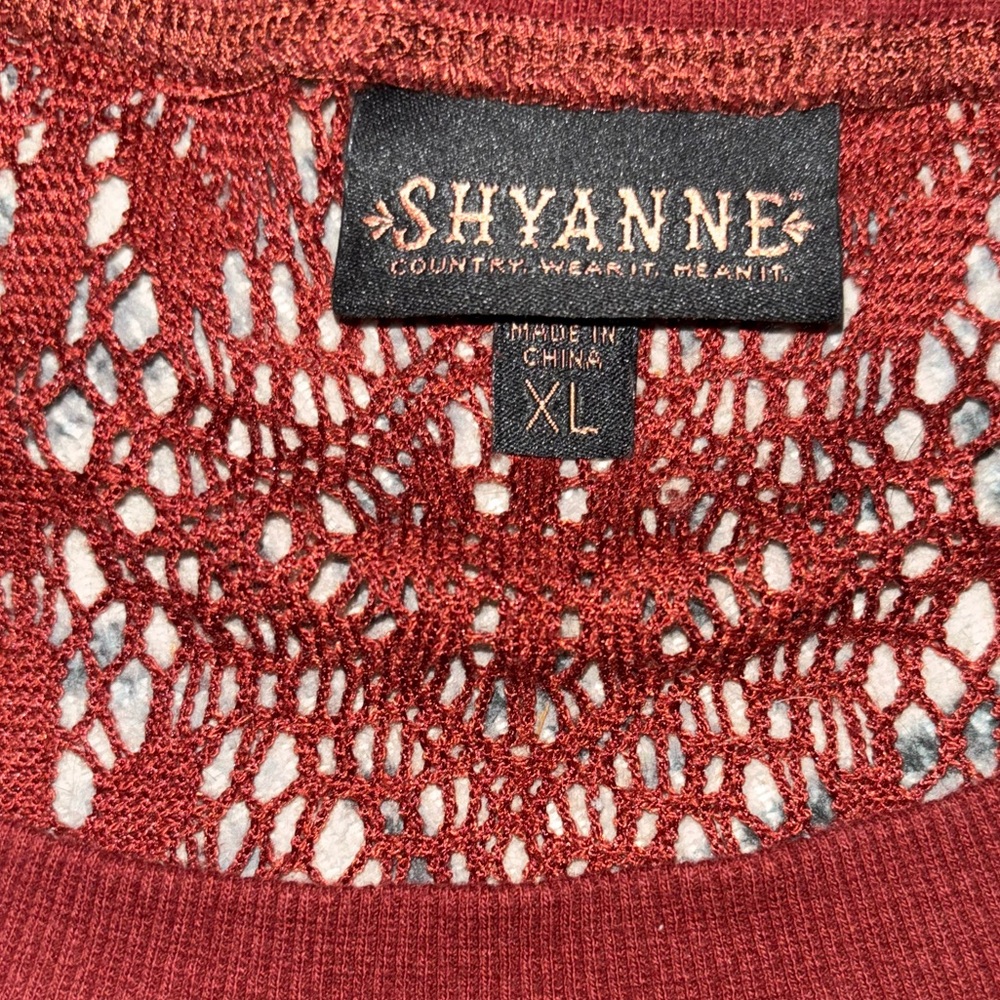 Shyanne velour top with lace detailing XL - Picture 7 of 7